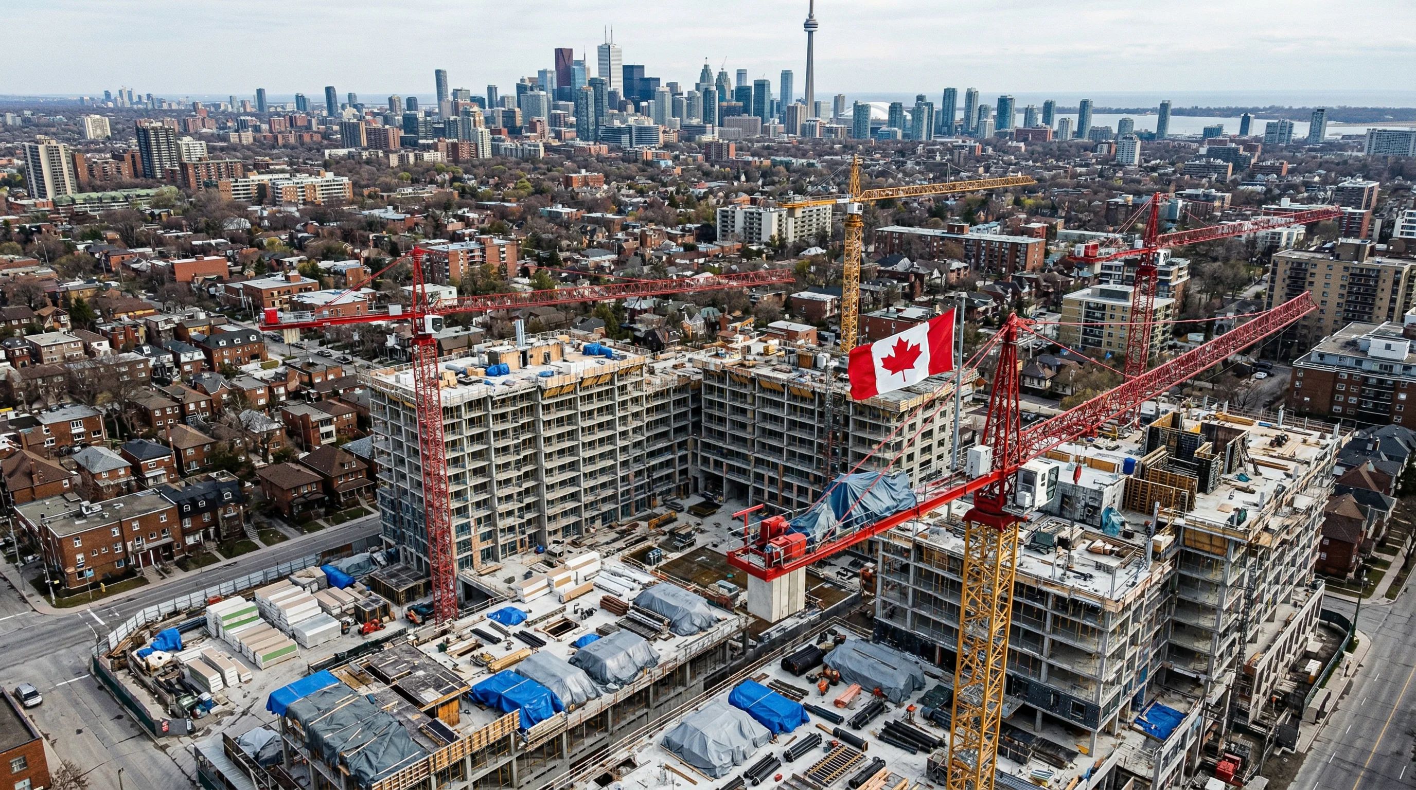 Toronto Housing Starts Crash 28% as Tariff Uncertainty Halts New Construction